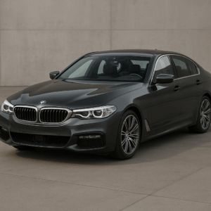 BMW 5 Series i mørkegrå – rummelig hybridbil til fleksibel leasing med enkel og hurtig levering hos LeasingBird