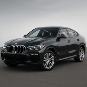 BMW X6 hybridbil i sort – kompakt SUV til brændstofeffektiv, enkel, hurtig levering og fleksibel leasing hos LeasingBird