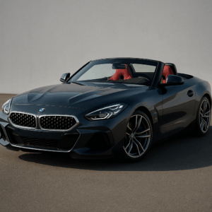 Sort BMW Z4 M40i Roadster – kraftfuld cabriolet til enkel, hurtig levering og fleksibel leasing hos LeasingBird.