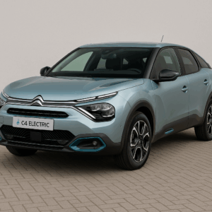 Citroen ë-C4 Electric elbil i lyseblå – kompakt SUV til enkel og fleksibel leasing med hurtig levering hos LeasingBird.