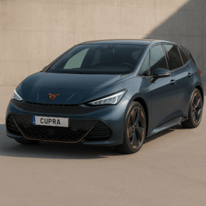 Cupra Born elbil i mørkegrå – kompakt, rummelig elbil til enkel og hurtig leasing med fleksible vilkår hos LeasingBird.