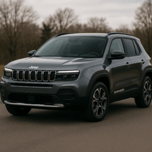 Jeep Avenger hybrid i grå – kompakt SUV til fleksibel leasing og hurtig levering hos LeasingBird.