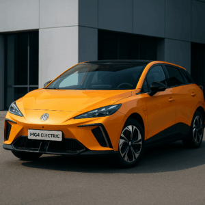 MG MG4 Electric i orange – kompakt elbil med lang rækkevidde, enkel & fleksibel leasing, hurtig levering hos LeasingBird.