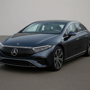 Mercedes-Benz EQS elbil i sort – rummelig luksussedan til enkel, hurtig og fleksibel leasing hos LeasingBird.