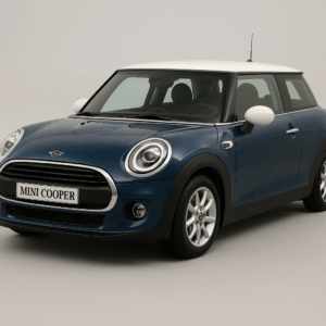 Mini Cooper 3-dørs blå – brændstofeffektiv hybridbil, kompakt, fleksibel leasing & hurtig levering hos LeasingBird
