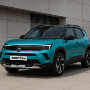 Opel Frontera Electric i turkis – rummelig kompakt SUV elbil til enkel, fleksibel leasing, hurtig levering hos LeasingBird.