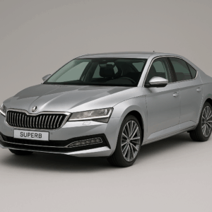 Skoda Superb hybridbil i grå – rummelig sedan til enkel, fleksibel leasing hos LeasingBird med hurtig levering.