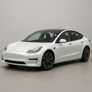Tesla Model 3 i hvid – kompakt elbil med lang rækkevidde, enkel leasing, hurtig levering & fleksibel aftale.