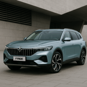 Voyah Free hybridbil i grøn – rummelig, brændstoffeffektiv kompakt SUV til enkel, hurtig, fleksibel leasing hos LeasingBird.